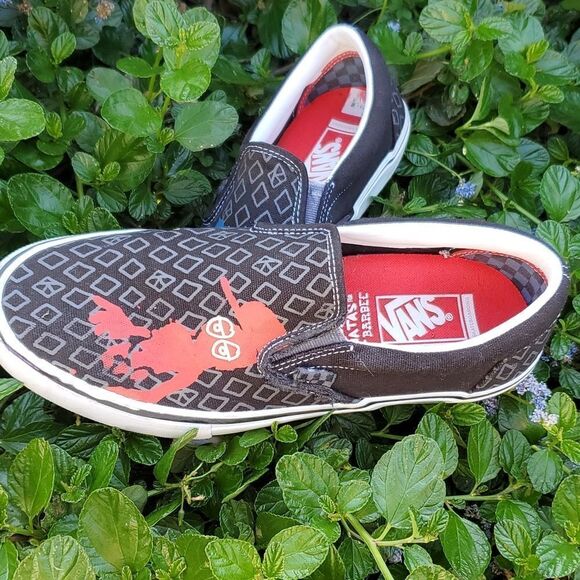 Vans x Krooked by Natas for Ray Barbee Popcush Sk8 Skateboarding Shoes 9.5 - Picture 4 of 17